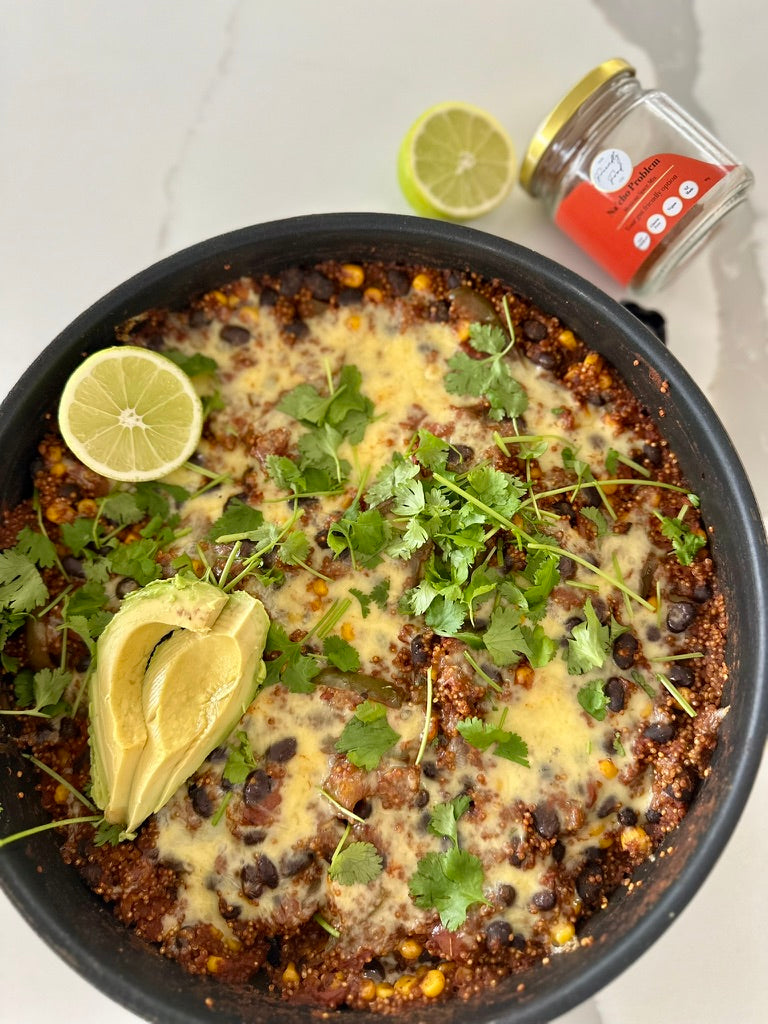Low FODMAP one pan Mexican Quinoa