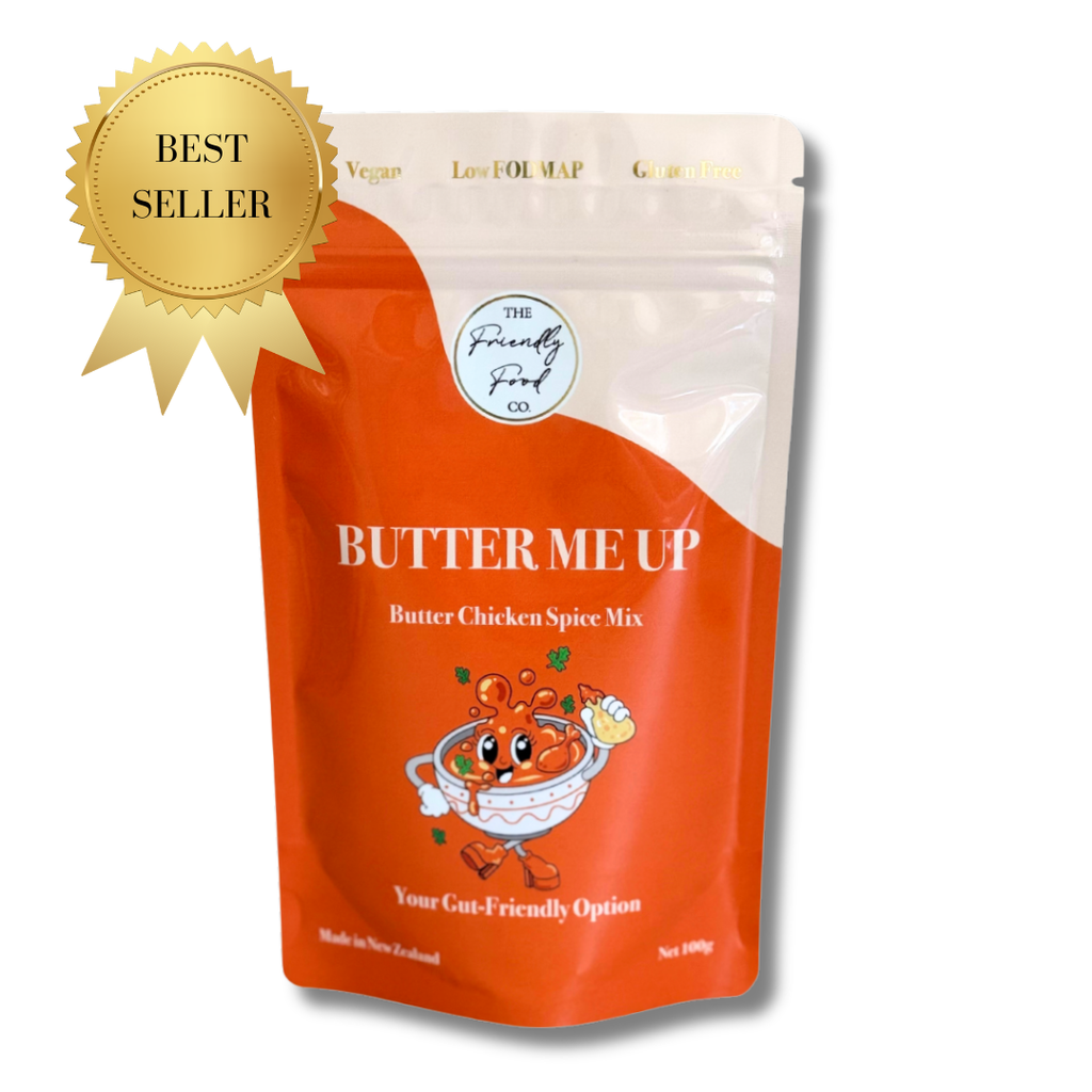 Butter Chicken Spice Mix packaging with 'Best Seller' badge on a white background