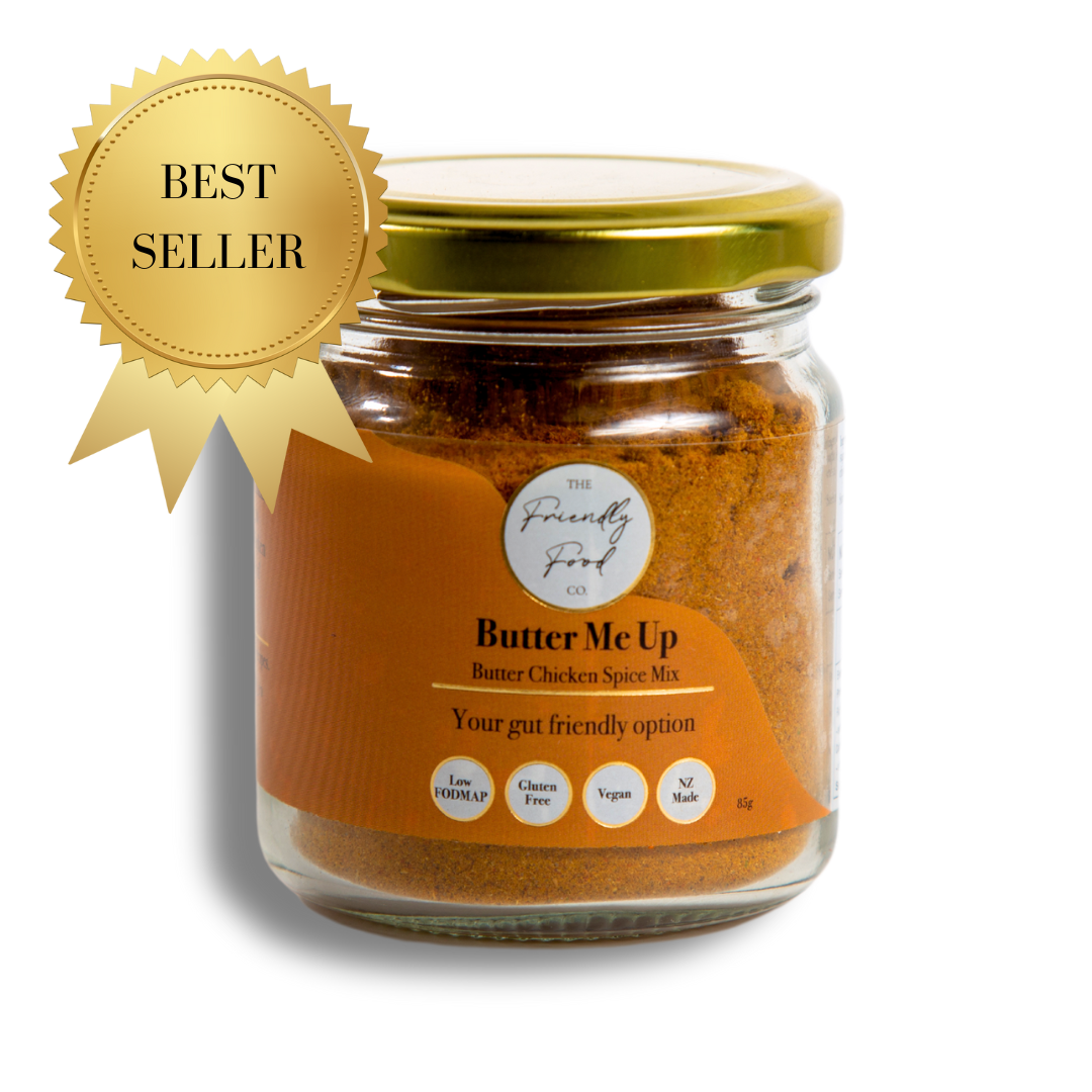 Jar of 'Butter Me Up' Butter Chicken Spice Mix with a 'Best Seller' badge