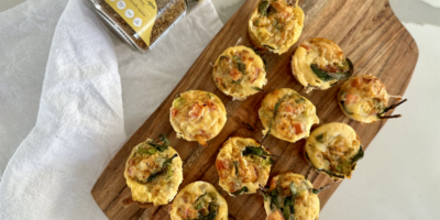 high protein low fodmap egg cottage cheese muffins