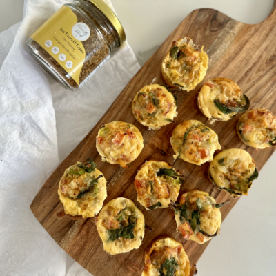 High Protein Low Fodmap Egg Cottage Cheese Muffins